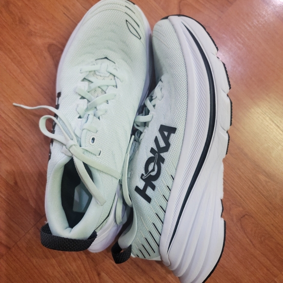 Hoka Bondi X Size 8B Womens Mint green Shoes - Picture 2 of 8